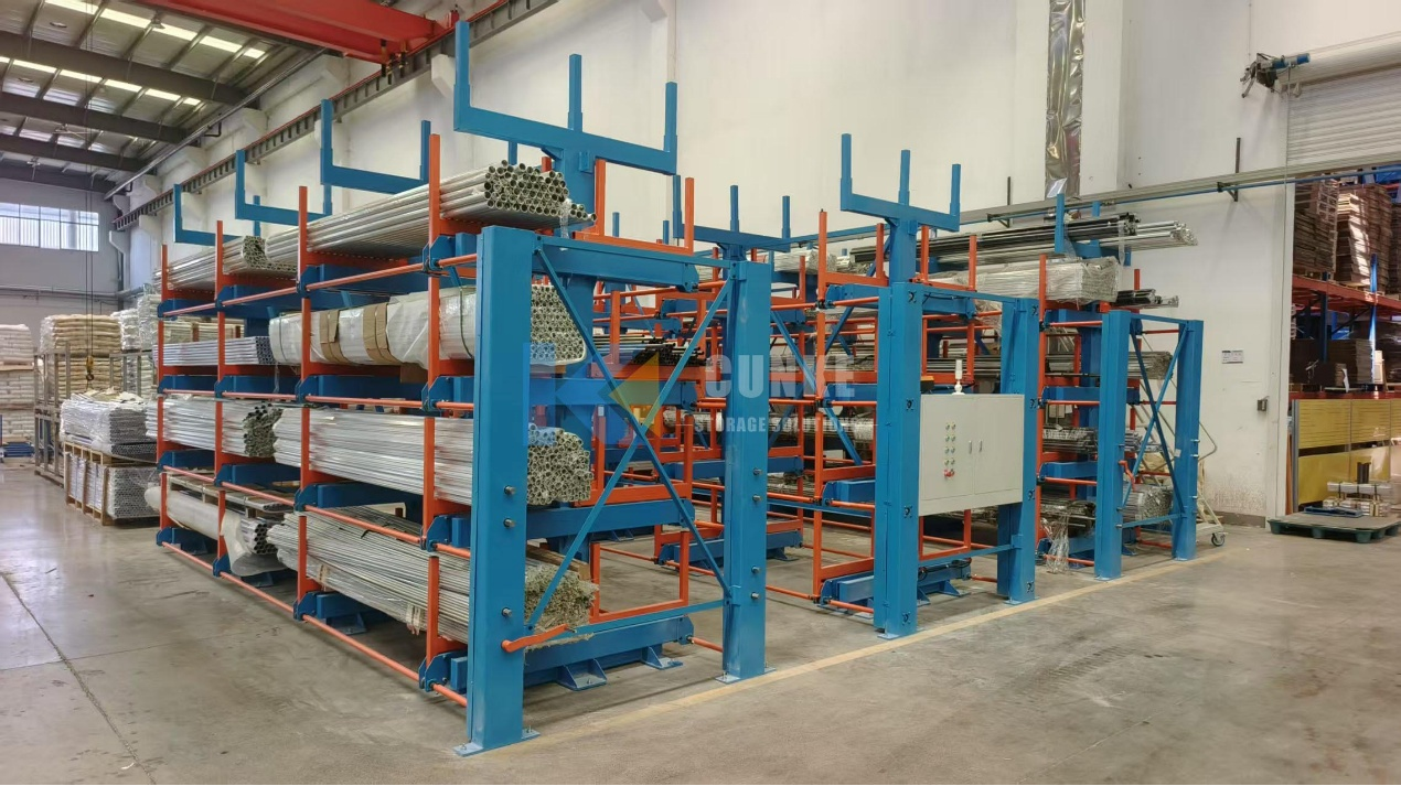 Rack Out Rack In Method Roll Out Telescopic Cantilever Racks | CK Storage