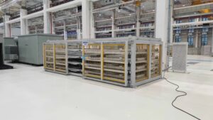 Industrial metal sheet storage rack