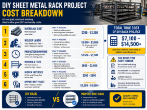 DIY vs. Purpose-Built Sheet Metal Racks