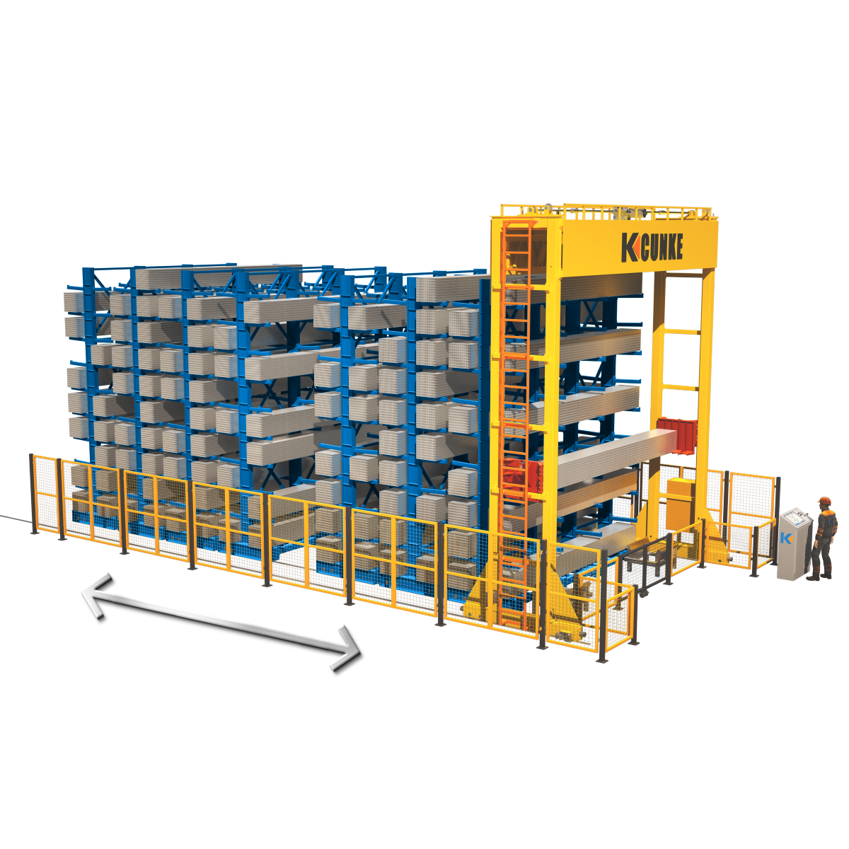 AUTOMATED STEEL PROFILE STORAGE SYSTEM
