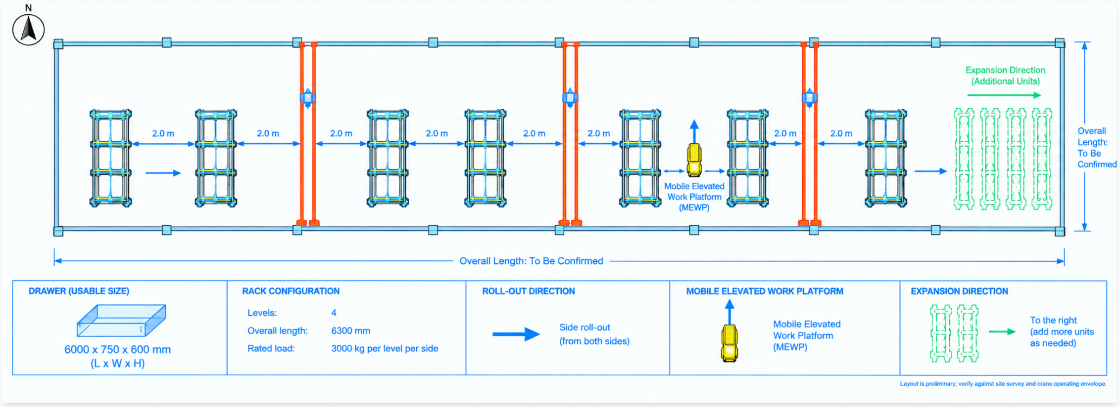 sheet-metal-rack-top-view-cad-layout-example